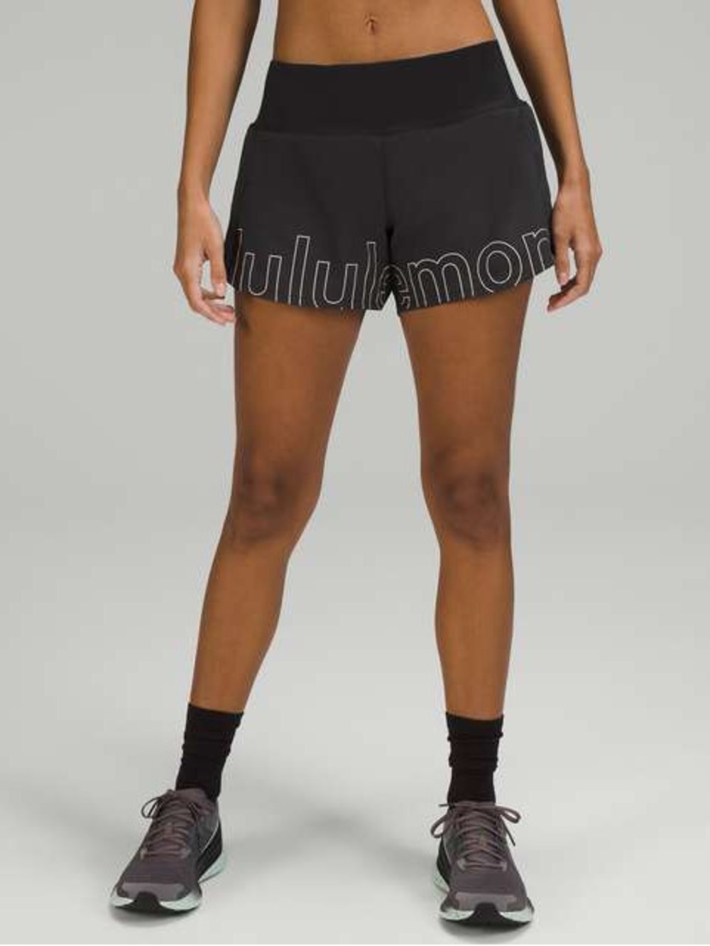 Lululemon Speed Up Mid-Rise Lined Short 4" Rose Gold Size 6